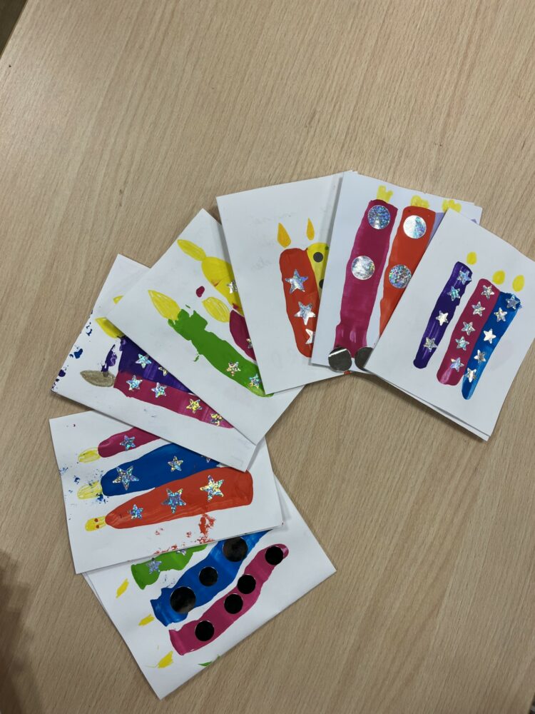 Réalisation de carte de vœux – GS/CP/CE1