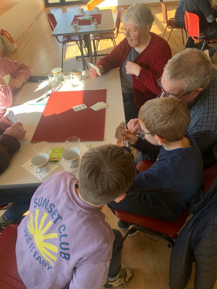 Après-midi avec le club des aînés de la commune